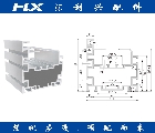 HLX-1173倍速線(xiàn)鋁型材